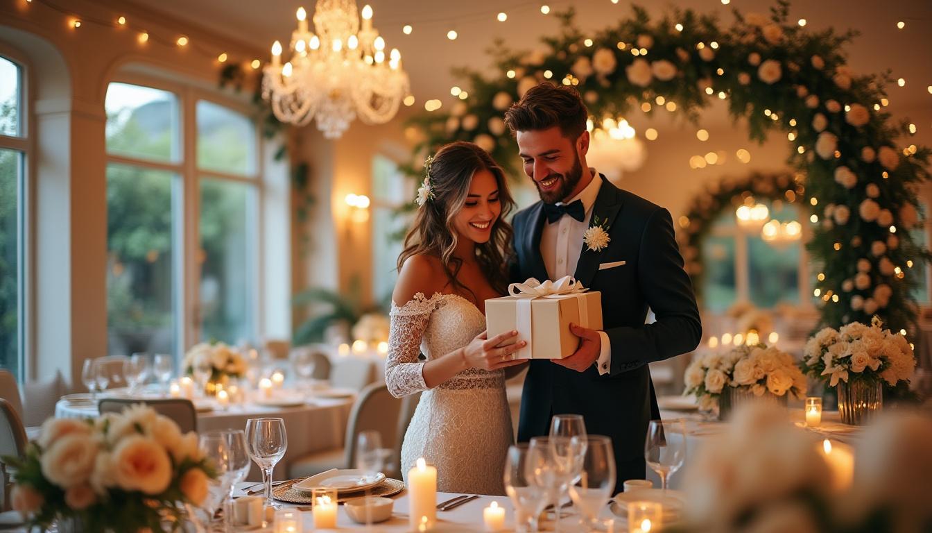 découvrez quand et comment offrir le cadeau idéal pour un mariage avec nos conseils et astuces pour être sûr de faire plaisir aux jeunes mariés.