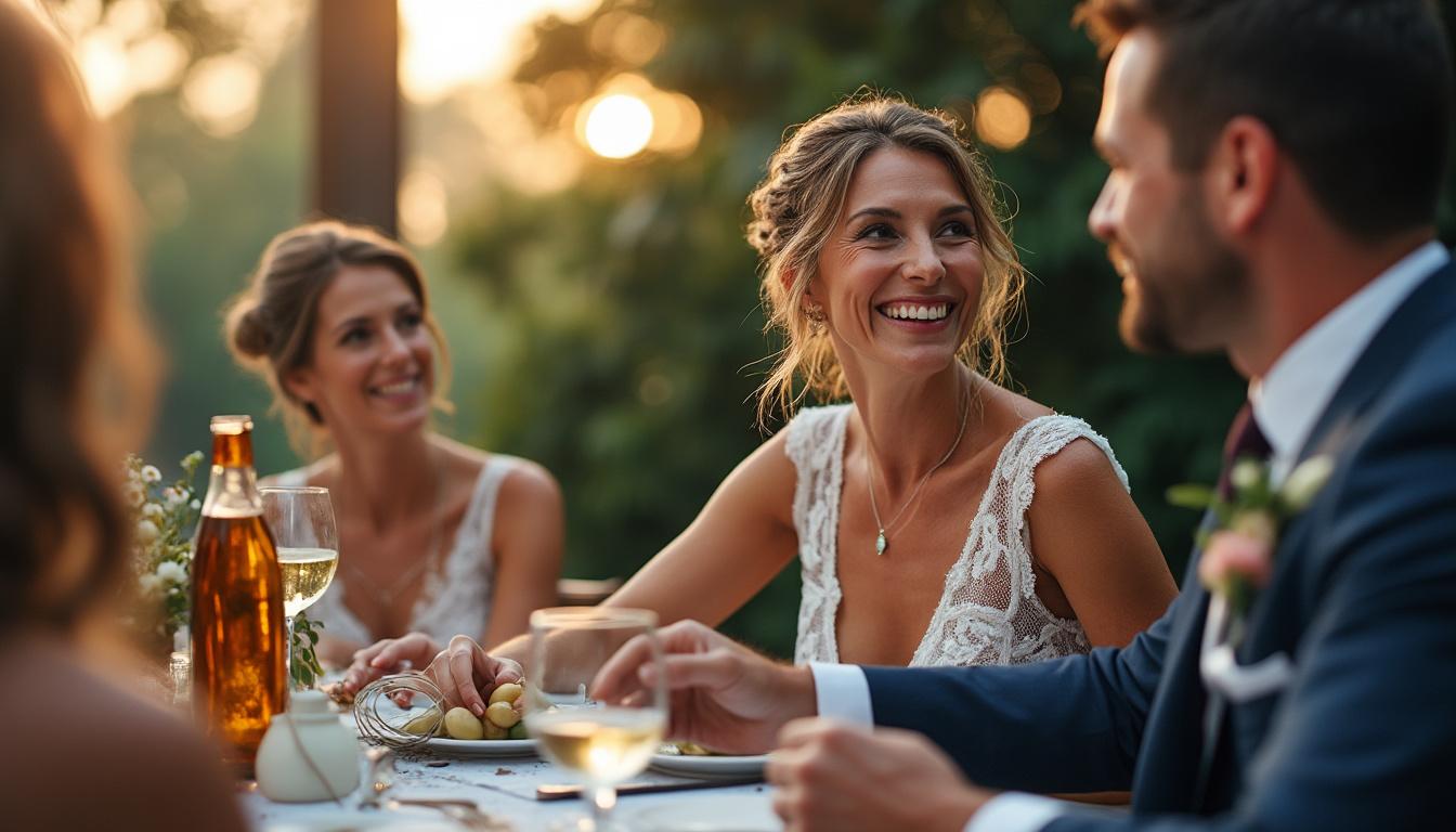 découvrez les 5 thèmes incontournables à aborder dans un discours humoristique de la mère du marié : conseils, anecdotes drôles et astuces pour marquer les esprits et faire rire l’assemblée le jour du mariage !