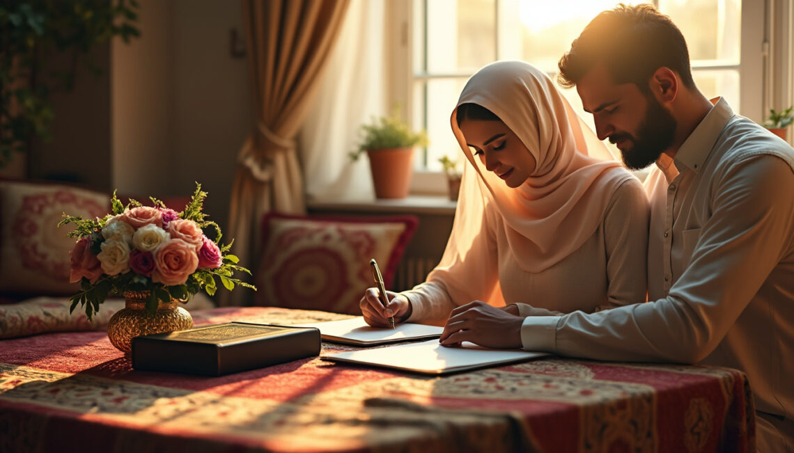 découvrez comment rédiger des vœux de mariage en islam émouvants et sincères. conseils et inspirations pour exprimer vos sentiments tout en respectant les valeurs et traditions islamiques.