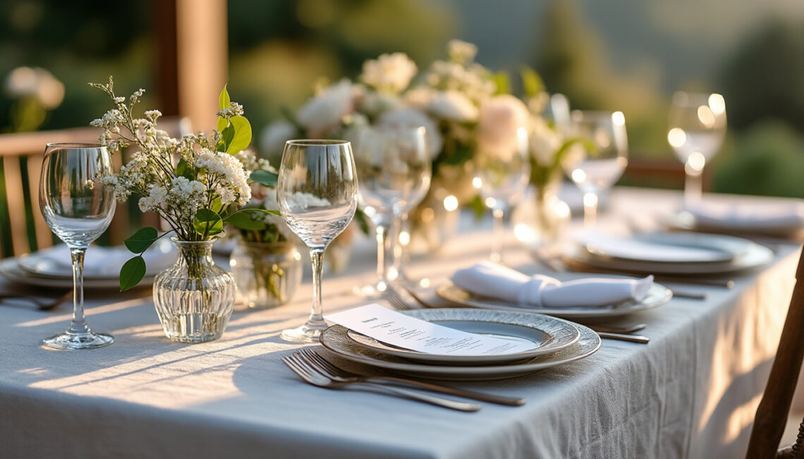 découvrez des idées inspirantes de menus de mariage chic pour sublimer votre réception. offrez à vos invités une expérience gastronomique élégante et raffinée grâce à nos suggestions créatives et savoureuses.