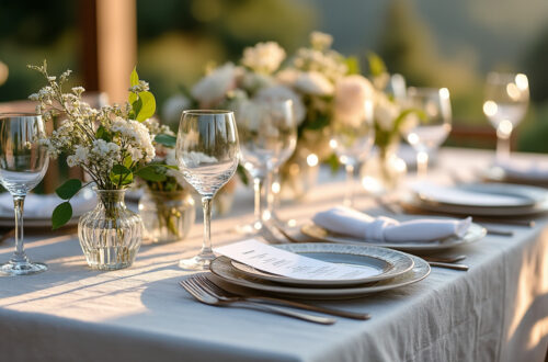 découvrez des idées inspirantes de menus de mariage chic pour sublimer votre réception. offrez à vos invités une expérience gastronomique élégante et raffinée grâce à nos suggestions créatives et savoureuses.