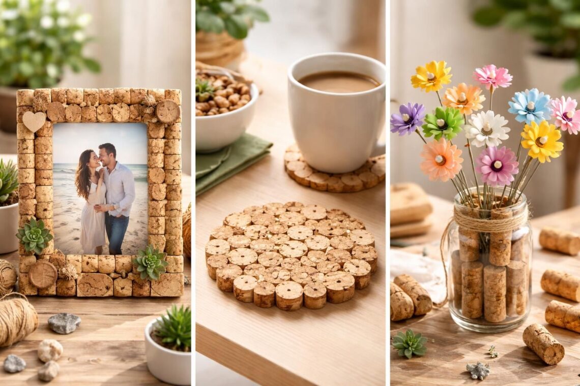 découvrez 3 idées diy originales et faciles pour créer des décorations uniques avec des bouchons de liège. ajoutez une touche écologique et créative à votre intérieur grâce à ces projets simples à réaliser.