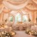 découvrez comment créer une ambiance magique pour votre mariage grâce à des tentures au plafond qui apportent élégance et charme à votre décoration.