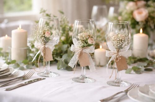 découvrez des idées diy faciles pour décorer vos verres de mariage et sublimer votre table avec des touches personnalisées et élégantes.