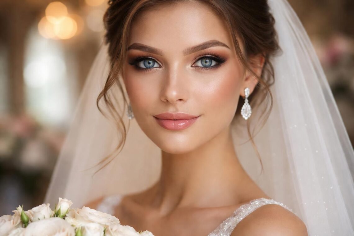 découvrez le guide ultime du maquillage de mariage pour yeux bleus et sublimez votre regard le jour j avec des astuces incontournables pour un look unique et élégant.