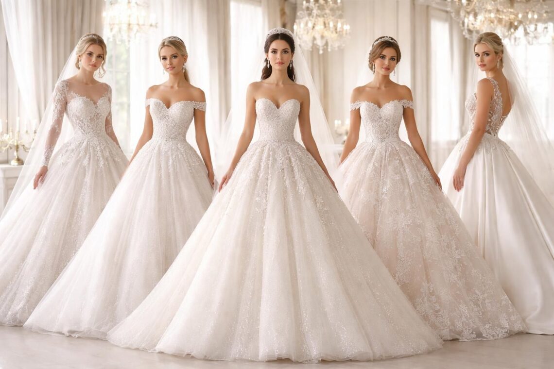 découvrez 5 somptueuses robes de mariée style princesse portées par des célébrités, source d'inspiration pour un mariage de rêve alliant luxe et élégance.