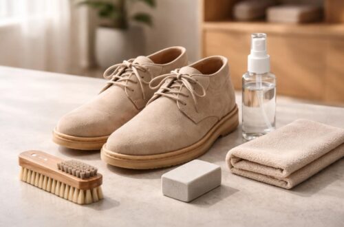 découvrez les produits recommandés pour nettoyer efficacement vos chaussures en daim et leur redonner un aspect neuf tout en protégeant leur texture délicate.