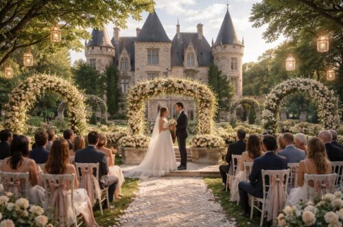 vivez un mariage de rêve dans un château historique, alliant élégance, charme d'antan et cadre exceptionnel pour un jour inoubliable.