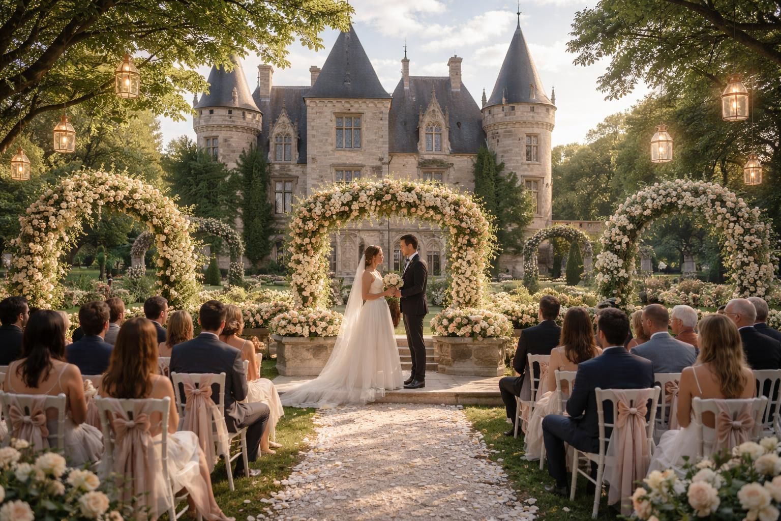 vivez un mariage de rêve dans un château historique, alliant élégance, charme d'antan et cadre exceptionnel pour un jour inoubliable.