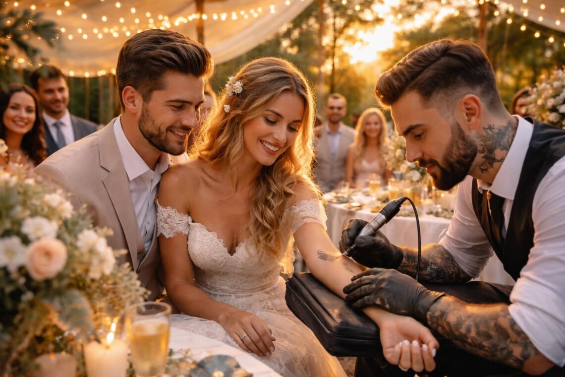 découvrez comment un tatoueur pour mariage peut immortaliser votre journée spéciale en créant des souvenirs indélébiles grâce à des tatouages personnalisés.