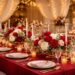découvrez comment harmoniser d'autres couleurs avec le rouge pour une décoration de mariage élégante et personnalisée.
