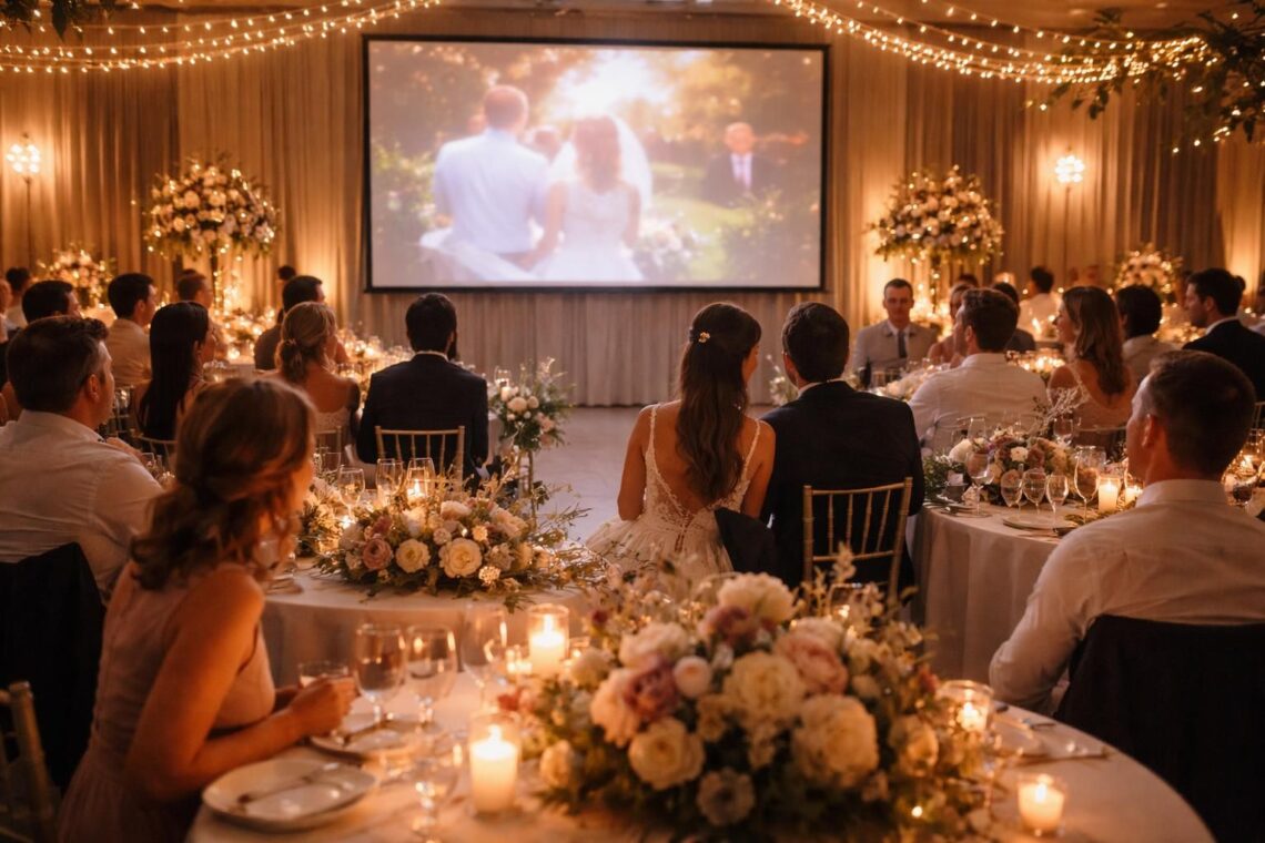 découvrez comment un écran de projection peut sublimer votre mariage en diffusant des vidéos surprises, pour un effet garanti et des émotions partagées inoubliables.