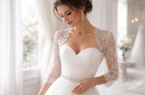 découvrez comment accessoiriser un boléro pour robe de mariée afin de créer un look éblouissant et unique lors de votre grand jour.