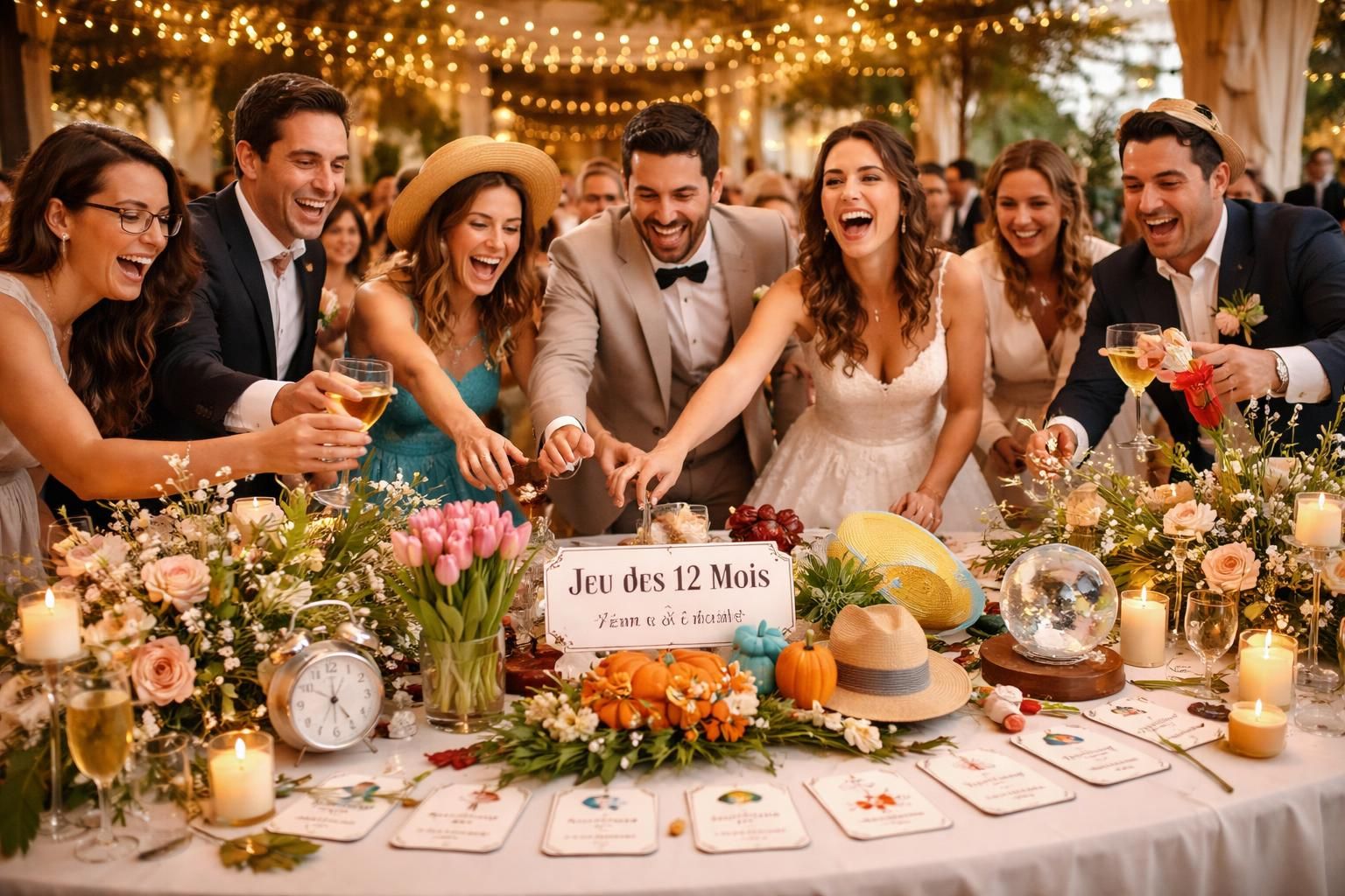 découvrez comment personnaliser le jeu des 12 mois pour rendre votre animation de mariage inoubliable, en ajoutant une touche unique et amusante à cette tradition populaire.