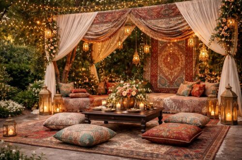 découvrez des idées de décoration de mariage oriental abordable, faciles à trouver sur des sites spécialisés pour un événement unique et authentique.