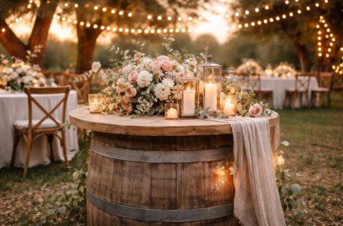découvrez comment transformer un tonneau en une table unique et élégante pour sublimer votre mariage rustique chic. un guide créatif et inspirant pour une décoration pleine de charme.