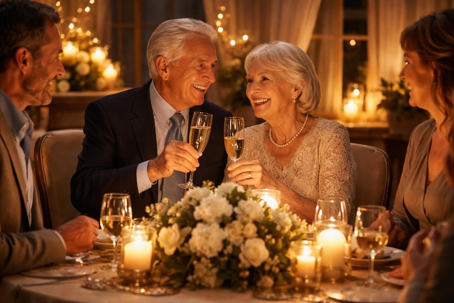 découvrez une célébration intime et émouvante pour un jubilé de mariage exceptionnel de 65 ans, rempli d'amour et de souvenirs précieux.