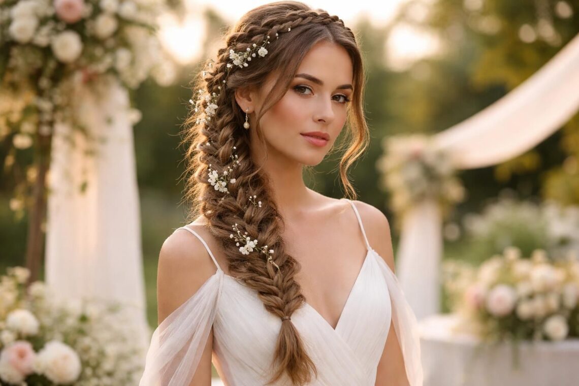 découvrez nos idées de tresses tendance pour sublimer votre coiffure et être parfaite le jour de votre mariage.