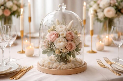 découvrez les tendances incontournables du bouquet éternel sous cloche, une touche d'élégance et de modernité pour sublimer votre mariage.