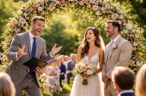 découvrez comment un officiant de mariage drôle peut apporter rires et émotions pour une cérémonie unique et inoubliable.