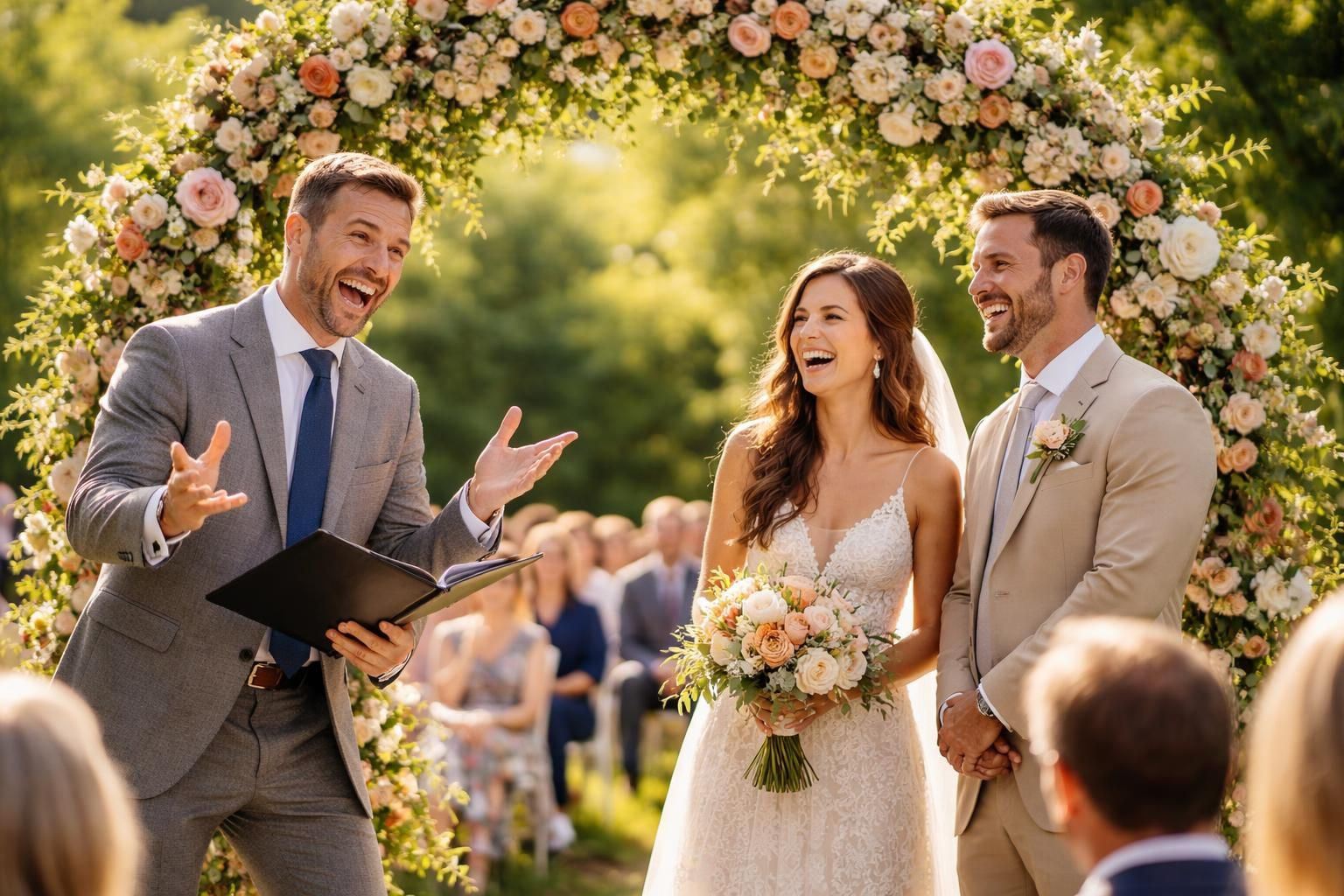 découvrez comment un officiant de mariage drôle peut apporter rires et émotions pour une cérémonie unique et inoubliable.